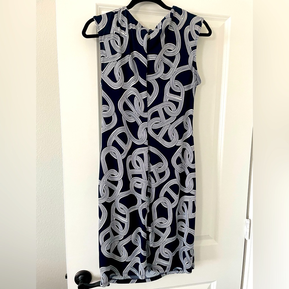 R&k navy love knot dress